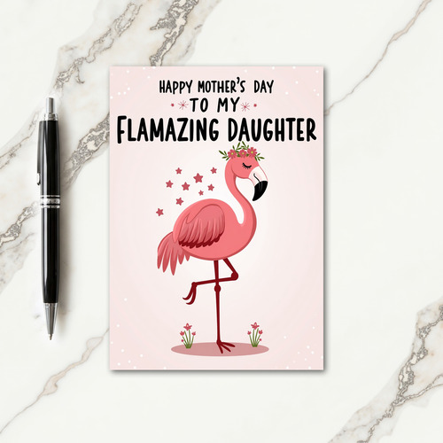Flamazing Daughter Card