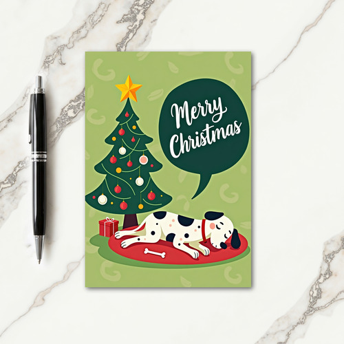 Flat Art Christmas Card