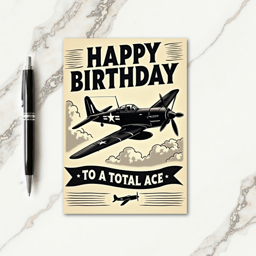 Flight Adventure Birthday Card