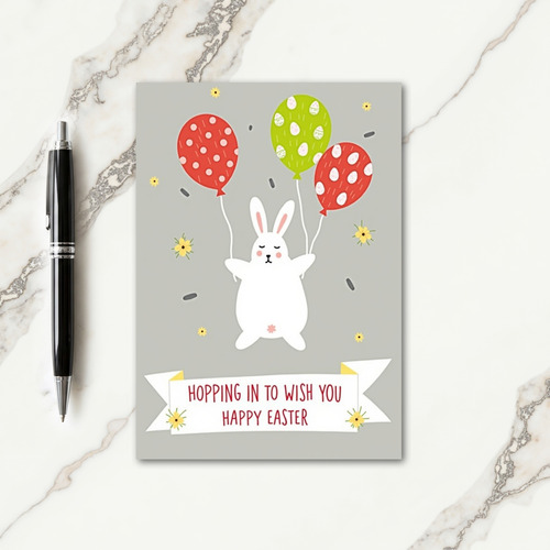 Floating Spring Animal Greeting Card