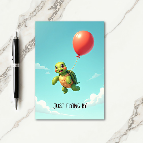 Floating Wonder Birthday Card