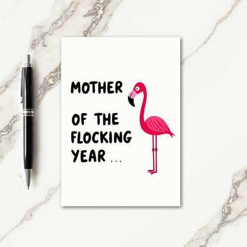 Flocking Great Mother Card