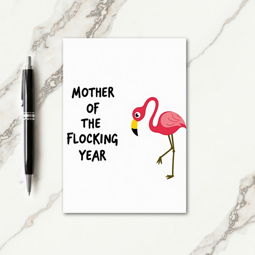 Flocking Great Mother Floral Card
