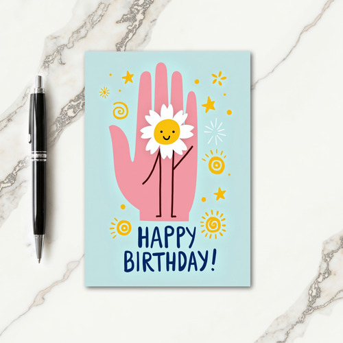 Floral 11Th Birthday Card