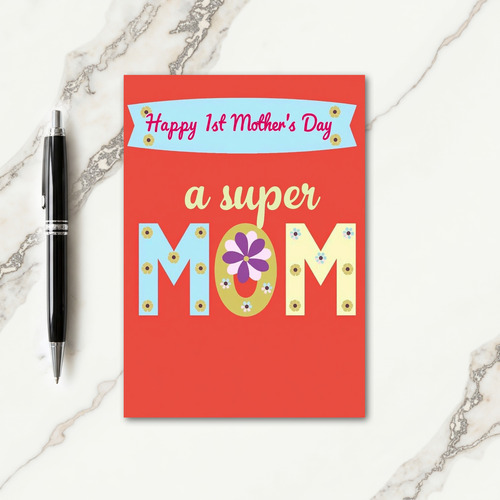 Floral 1St Mothers Day Mom Card