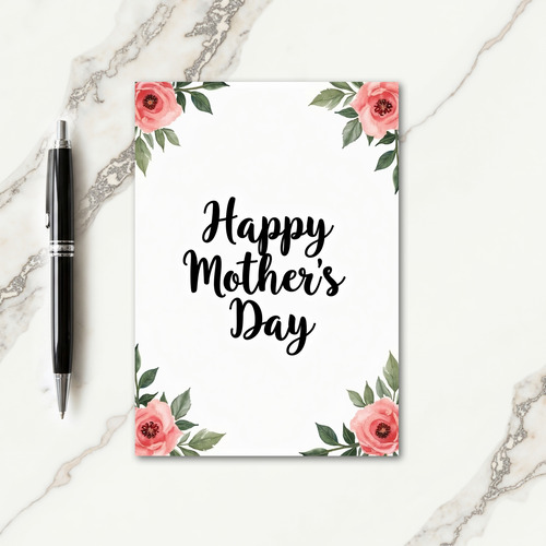 Floral Affection Message Card