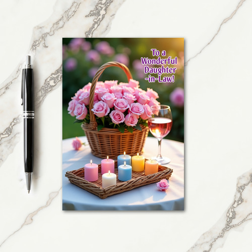 Floral Afternoon Mothers Day Card