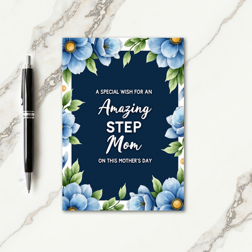 Floral Amazing Mom Day Card