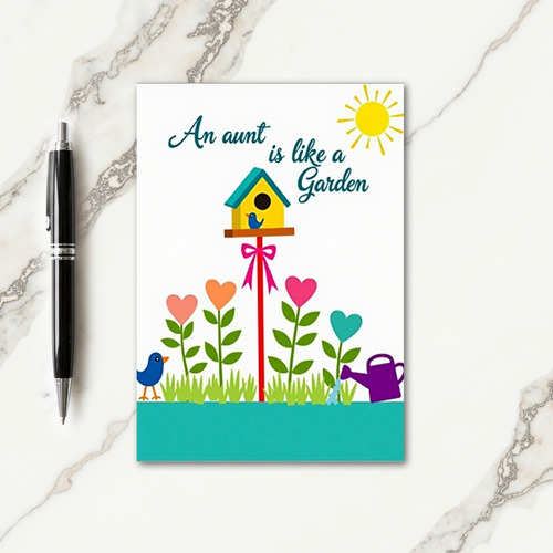 Floral Aunts Day Loving Card