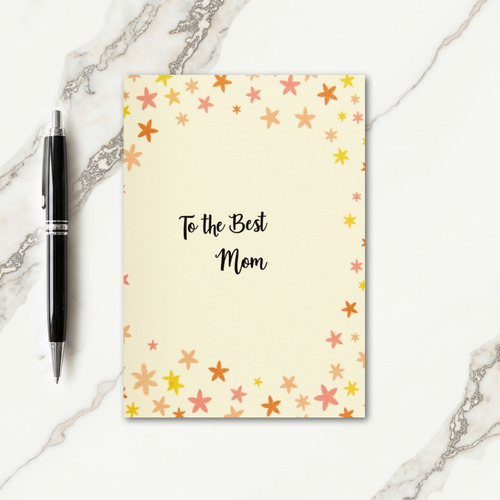 Floral Best Mom Card