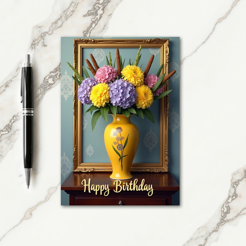 Floral Birthday Bouquet Card