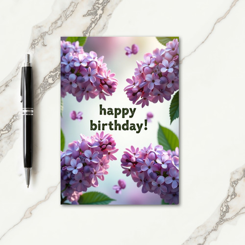 Floral Birthday Card