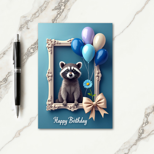 Floral Birthday Frame Card