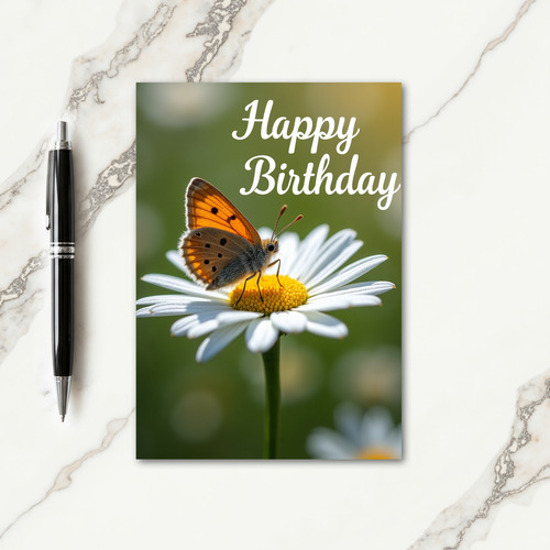 Floral Birthday Insect Card