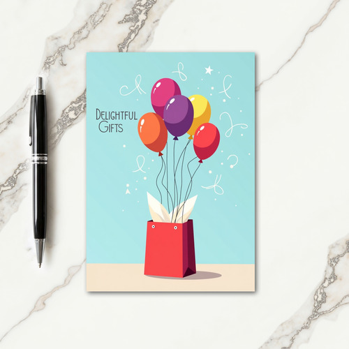 Floral Birthday Present Card