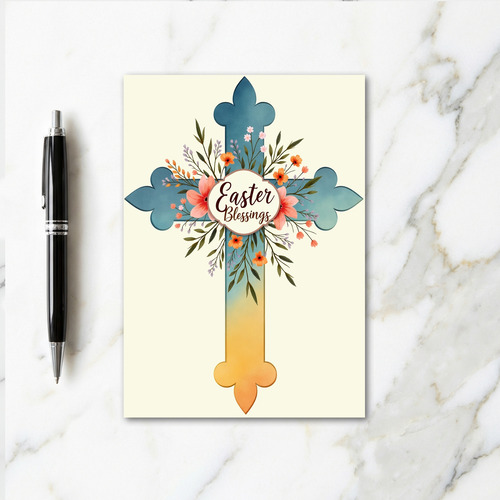 Floral Blessing Season Card