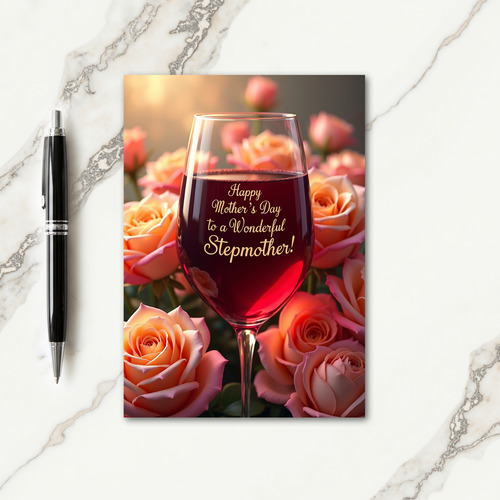Floral Bokeh Mothers Day Card