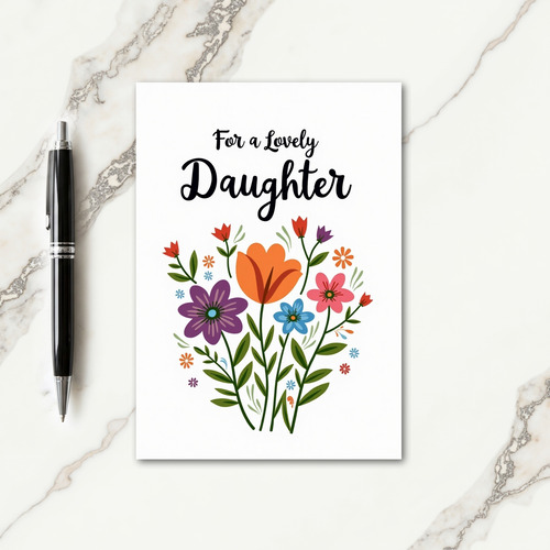 Floral Bouquet Affection Card