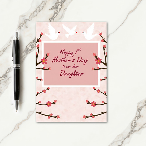 Floral Branch Family Card