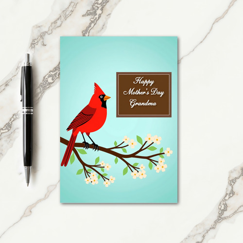 Floral Branch Mothers Day Grandma Card