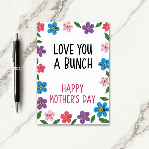 Floral Bunch Mothers Day Card