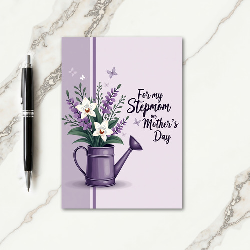 Floral Cascade Mothers Day Tribute Card