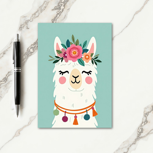 Floral Creature Birthday Card