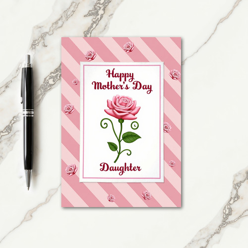 Floral Daughters Day Love Card