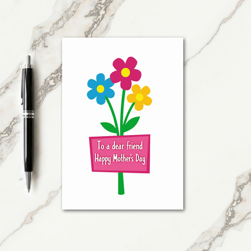 Floral Dear Mothers Day Card