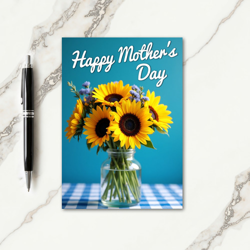 Floral Display Mothers Day Card