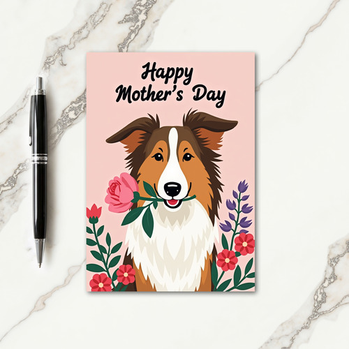 Floral Dog Rose Gift Card