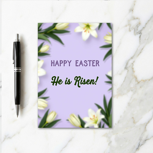 Floral Easter Message Card
