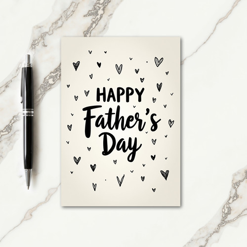 Floral Fathers Day Accent Card