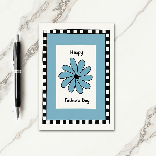 Floral Fathers Day Artful Card
