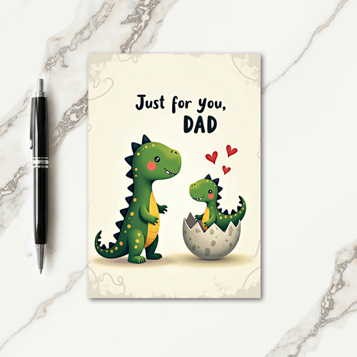 Floral Fathers Day Critter Card