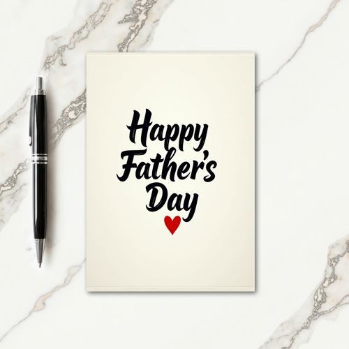 Floral Fathers Day Design Card