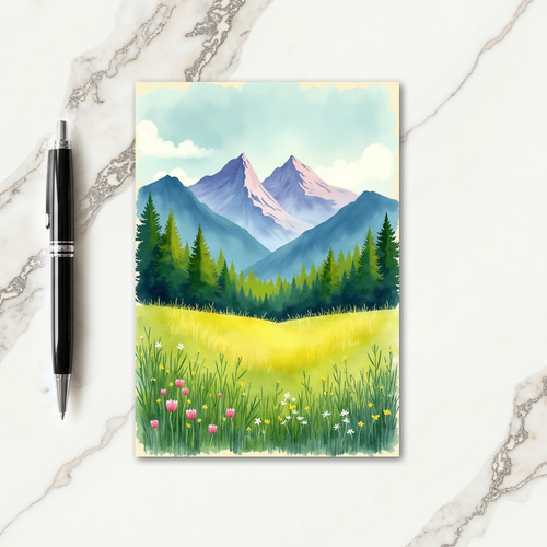Floral Fathers Day Forest Card