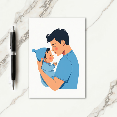 Floral Fathers Day Gentle Card