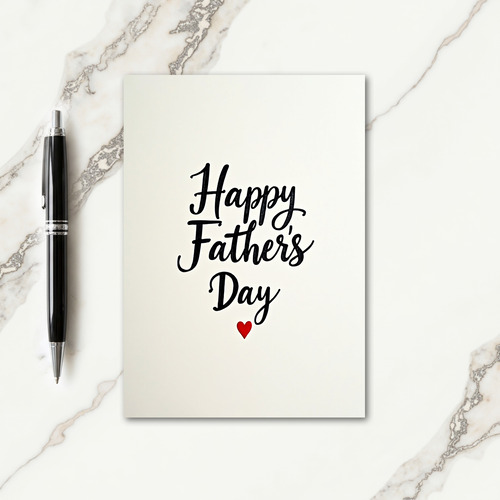 Floral Fathers Day Graphic Card