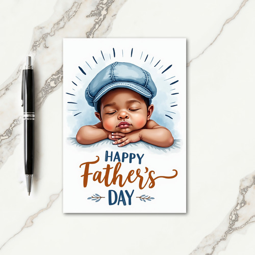 Floral Fathers Day Halo Card