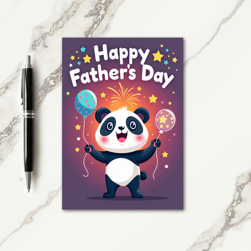 Floral Fathers Day Joy Card