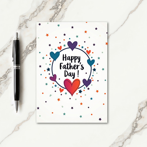 Floral Fathers Day Love Card