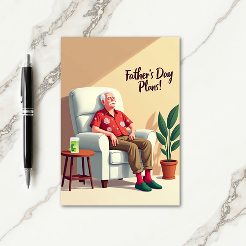 Floral Fathers Day Moment Card