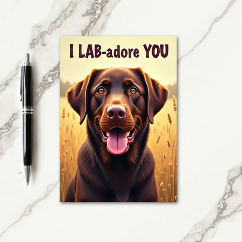 Floral Fathers Day Pet Face Card