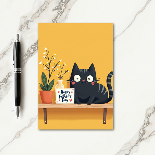 Floral Fathers Day Shelf Card