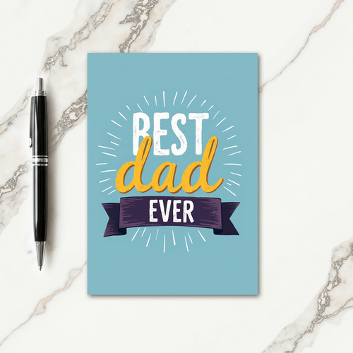 Floral Fathers Day Tribute Card