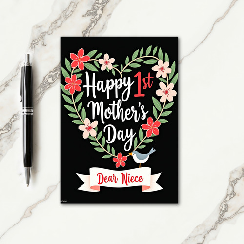 Floral First Mother Card