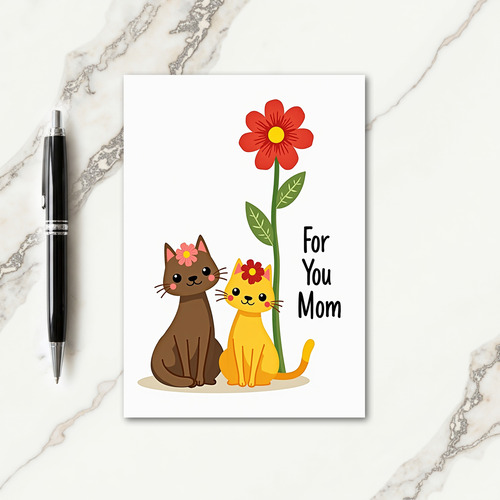 Floral For You Mom Card