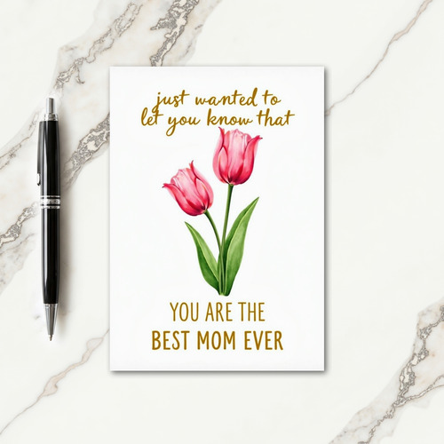 Floral Fuchsia Greeting Card