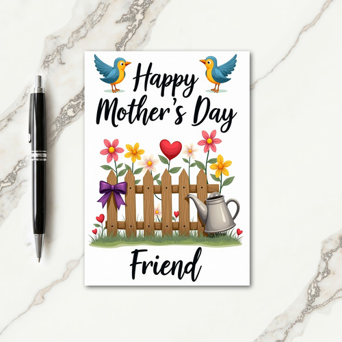 Floral Garden Mothers Day Love Card